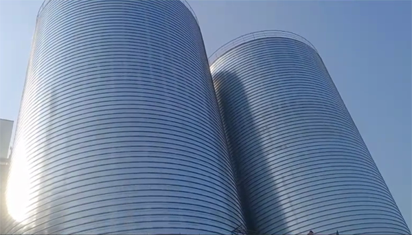 和田市2座混凝土高架卷板仓